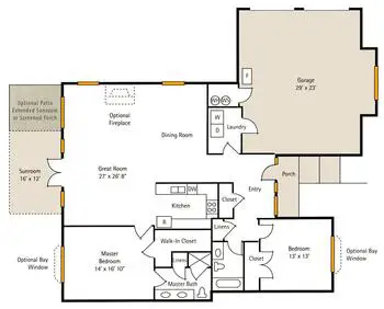 Floorplan of Hoosier Village, Assisted Living, Nursing Home, Independent Living, CCRC, Indianapolis, IN 12