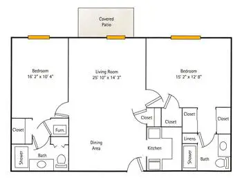 Floorplan of Hoosier Village, Assisted Living, Nursing Home, Independent Living, CCRC, Indianapolis, IN 2