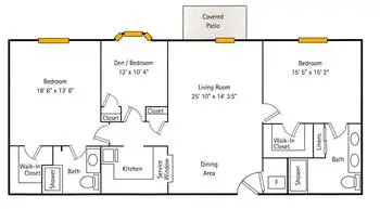 Floorplan of Hoosier Village, Assisted Living, Nursing Home, Independent Living, CCRC, Indianapolis, IN 3