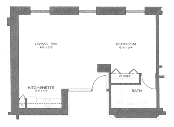 Floorplan of Villa St. Benedict, Assisted Living, Nursing Home, Independent Living, CCRC, Lisle, IL 6