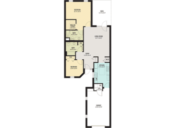 Floorplan of Villa St. Benedict, Assisted Living, Nursing Home, Independent Living, CCRC, Lisle, IL 7