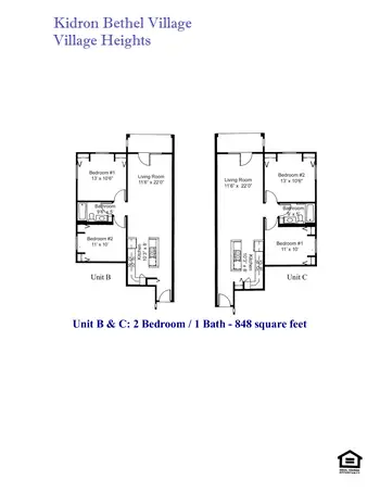 Floorplan of Kidron Bethel Village, Assisted Living, Nursing Home, Independent Living, CCRC, North Newton, KS 13