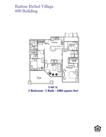 Floorplan of Kidron Bethel Village, Assisted Living, Nursing Home, Independent Living, CCRC, North Newton, KS 15