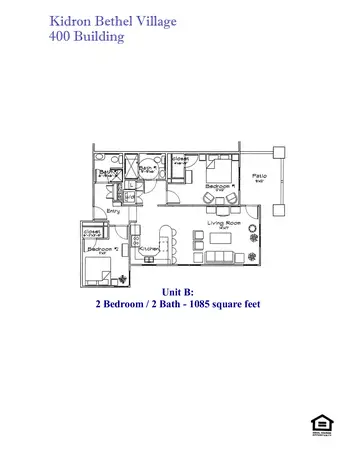 Floorplan of Kidron Bethel Village, Assisted Living, Nursing Home, Independent Living, CCRC, North Newton, KS 16