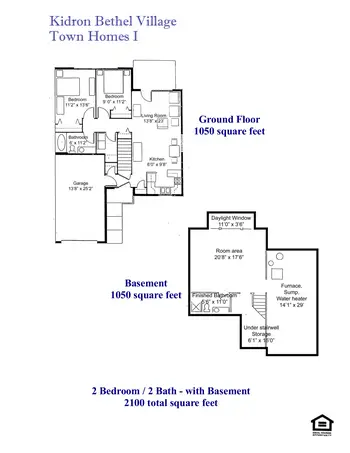 Floorplan of Kidron Bethel Village, Assisted Living, Nursing Home, Independent Living, CCRC, North Newton, KS 20