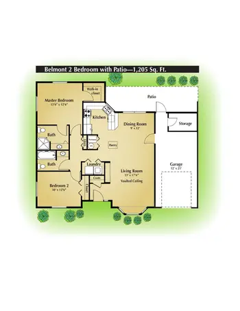 Floorplan of Schowalter Villa, Assisted Living, Nursing Home, Independent Living, CCRC, Hesston, KS 8