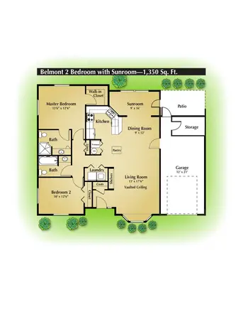 Floorplan of Schowalter Villa, Assisted Living, Nursing Home, Independent Living, CCRC, Hesston, KS 7