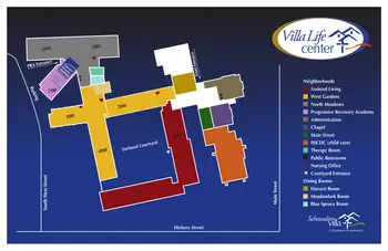 Campus Map of Schowalter Villa, Assisted Living, Nursing Home, Independent Living, CCRC, Hesston, KS 7