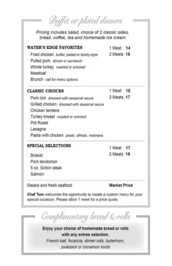 Dining menu of Schowalter Villa, Assisted Living, Nursing Home, Independent Living, CCRC, Hesston, KS 4