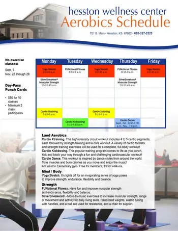 Activity Calendar of Schowalter Villa, Assisted Living, Nursing Home, Independent Living, CCRC, Hesston, KS 8