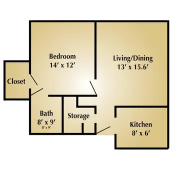 Floorplan of Schowalter Villa, Assisted Living, Nursing Home, Independent Living, CCRC, Hesston, KS 13