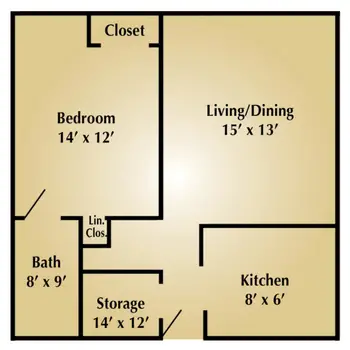 Floorplan of Schowalter Villa, Assisted Living, Nursing Home, Independent Living, CCRC, Hesston, KS 15