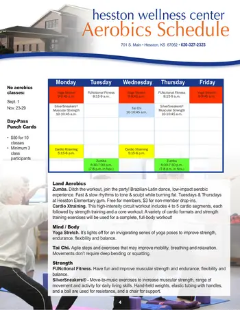 Activity Calendar of Schowalter Villa, Assisted Living, Nursing Home, Independent Living, CCRC, Hesston, KS 10