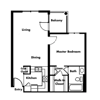 Floorplan of Brookridge, Assisted Living, Nursing Home, Independent Living, CCRC, Winston Salem, NC 2
