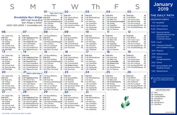 Activity Calendar of Brookdale Burr Ridge, Assisted Living, Nursing Home, Independent Living, CCRC, Burr Ridge, IL 7