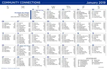 Activity Calendar of Brookdale Burr Ridge, Assisted Living, Nursing Home, Independent Living, CCRC, Burr Ridge, IL 11