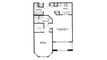 Floorplan of Brookdale Carriage Club Providence, Assisted Living, Nursing Home, Independent Living, CCRC, Charlotte, NC 17