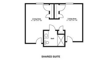 Floorplan of Brookdale Carriage Club Providence, Assisted Living, Nursing Home, Independent Living, CCRC, Charlotte, NC 18