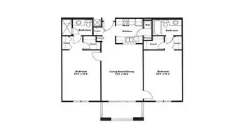 Floorplan of Brookdale Carriage Club Providence, Assisted Living, Nursing Home, Independent Living, CCRC, Charlotte, NC 19