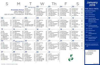 Activity Calendar of Brookdale Denver, Assisted Living, Nursing Home, Independent Living, CCRC, Denver, CO 7