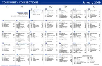 Activity Calendar of Easley Place, Assisted Living, Nursing Home, Independent Living, CCRC, Easley, SC 7
