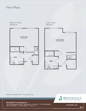 Floorplan of Arbol Residences of Santa Rosa, Assisted Living, Nursing Home, Independent Living, CCRC, Santa Rosa, CA 1