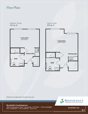 Floorplan of Arbol Residences of Santa Rosa, Assisted Living, Nursing Home, Independent Living, CCRC, Santa Rosa, CA 3