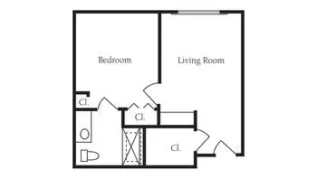 Floorplan of Brookdale Galleria, Assisted Living, Nursing Home, Independent Living, CCRC, Houston, TX 16