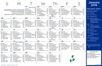 Activity Calendar of Brookdale Green Mountain, Assisted Living, Nursing Home, Independent Living, CCRC, Lakewood, CO 7