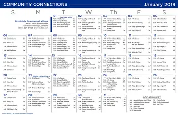 Activity Calendar of Brookdale Greenwood Village, Assisted Living, Nursing Home, Independent Living, CCRC, Greenwood Village, CO 11