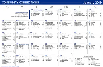 Activity Calendar of Brookdale Lakeway, Assisted Living, Nursing Home, Independent Living, CCRC, Lakeway, TX 3