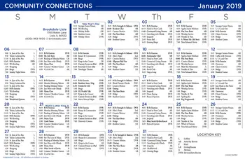 Activity Calendar of Brookdale Lisle, Assisted Living, Nursing Home, Independent Living, CCRC, Lisle, IL 7