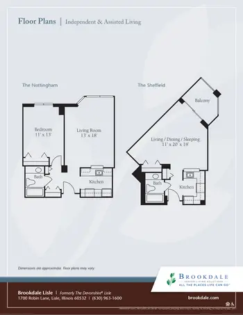 Floorplan of Brookdale Lisle, Assisted Living, Nursing Home, Independent Living, CCRC, Lisle, IL 3