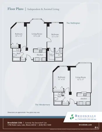 Floorplan of Brookdale Lisle, Assisted Living, Nursing Home, Independent Living, CCRC, Lisle, IL 4