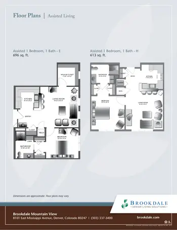 Floorplan of The Courtyards at Mountain View, Assisted Living, Nursing Home, Independent Living, CCRC, Denver, CO 18