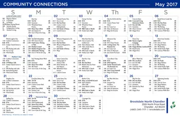 Activity Calendar of North Chandler Place, Assisted Living, Nursing Home, Independent Living, CCRC, Chandler, AZ 13