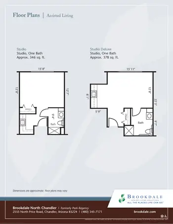 Floorplan of North Chandler Place, Assisted Living, Nursing Home, Independent Living, CCRC, Chandler, AZ 4
