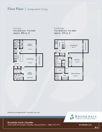 Floorplan of North Chandler Place, Assisted Living, Nursing Home, Independent Living, CCRC, Chandler, AZ 10