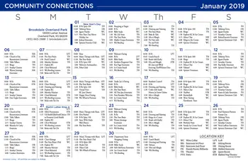 Activity Calendar of Brookdale Overland Park, Assisted Living, Nursing Home, Independent Living, CCRC, Overland Park, KS 3
