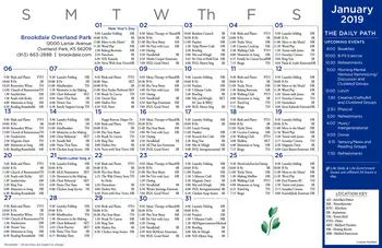 Activity Calendar of Brookdale Overland Park, Assisted Living, Nursing Home, Independent Living, CCRC, Overland Park, KS 7