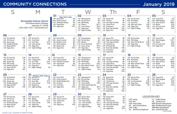 Activity Calendar of Brookdale Palmer Ranch, Assisted Living, Nursing Home, Independent Living, CCRC, Sarasota, FL 3