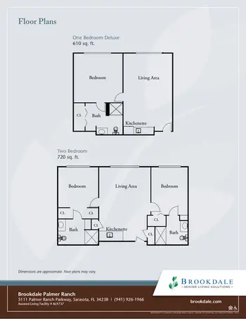 Floorplan of Brookdale Palmer Ranch, Assisted Living, Nursing Home, Independent Living, CCRC, Sarasota, FL 4