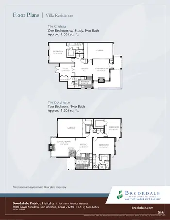 Floorplan of The Healthcare Center at Patriot Heights, Assisted Living, Nursing Home, Independent Living, CCRC, San Antonio, TX 1