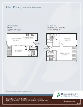 Floorplan of The Healthcare Center at Patriot Heights, Assisted Living, Nursing Home, Independent Living, CCRC, San Antonio, TX 3