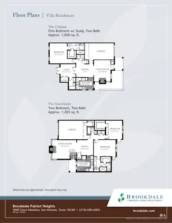 Floorplan of The Healthcare Center at Patriot Heights, Assisted Living, Nursing Home, Independent Living, CCRC, San Antonio, TX 6
