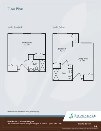Floorplan of Brookdale Prospect Heights, Assisted Living, Nursing Home, Independent Living, CCRC, Prospect Heights, IL 4
