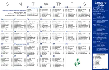 Activity Calendar of Richmond Heights Place, Assisted Living, Nursing Home, Independent Living, CCRC, Richmond Heights, OH 7