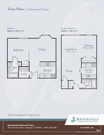 Floorplan of Richmond Place, Assisted Living, Nursing Home, Independent Living, CCRC, Lexington, KY 5