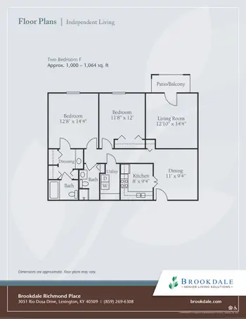 Floorplan of Richmond Place, Assisted Living, Nursing Home, Independent Living, CCRC, Lexington, KY 8