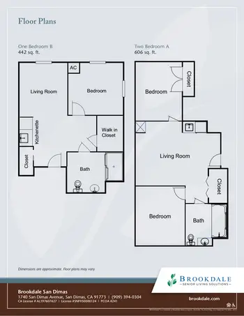 Floorplan of Brookdale San Dimas, Assisted Living, Nursing Home, Independent Living, CCRC, San Dimas, CA 5